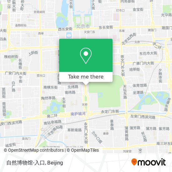 自然博物馆-入口 map