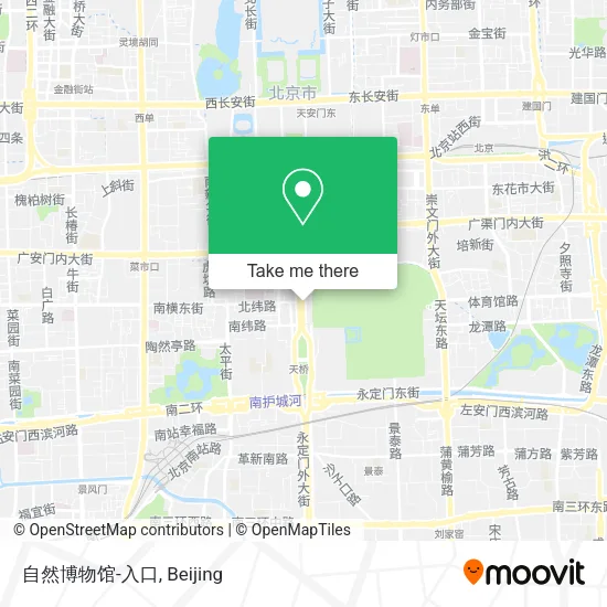 自然博物馆-入口 map