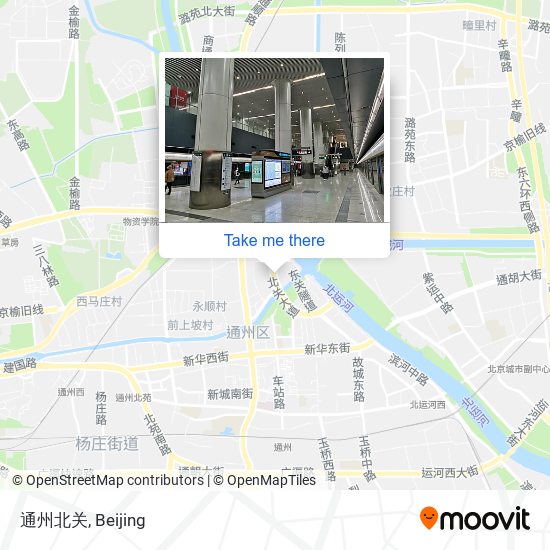 通州北关 map