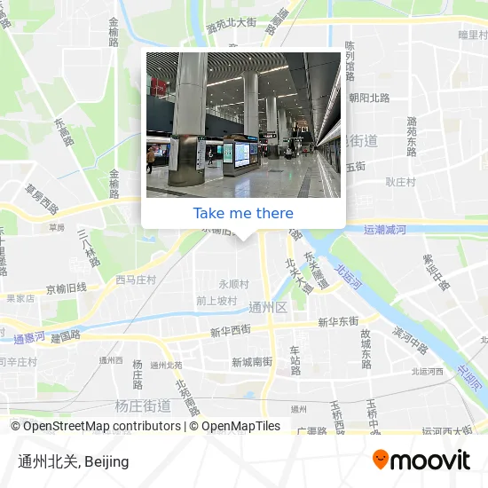 通州北关 map