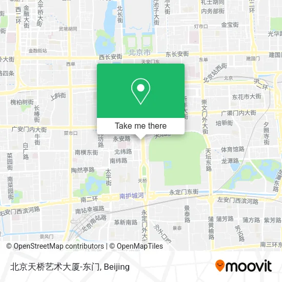 北京天桥艺术大厦-东门 map