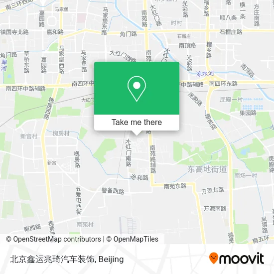 北京鑫运兆琦汽车装饰 map