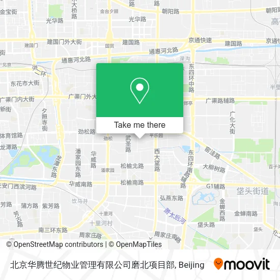 北京华腾世纪物业管理有限公司磨北项目部 map