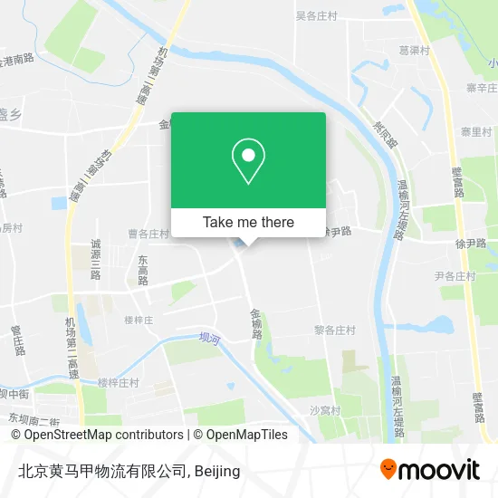 北京黄马甲物流有限公司 map