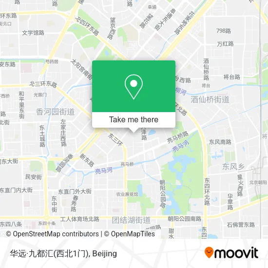 华远·九都汇(西北1门) map