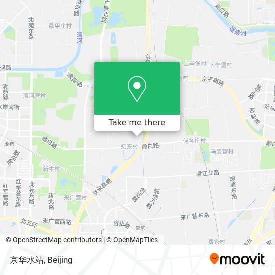 京华水站 map