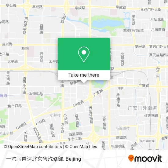 一汽马自达北京售汽修部 map