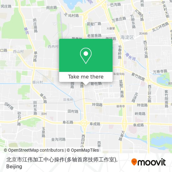 北京市江伟加工中心操作(多轴首席技师工作室) map