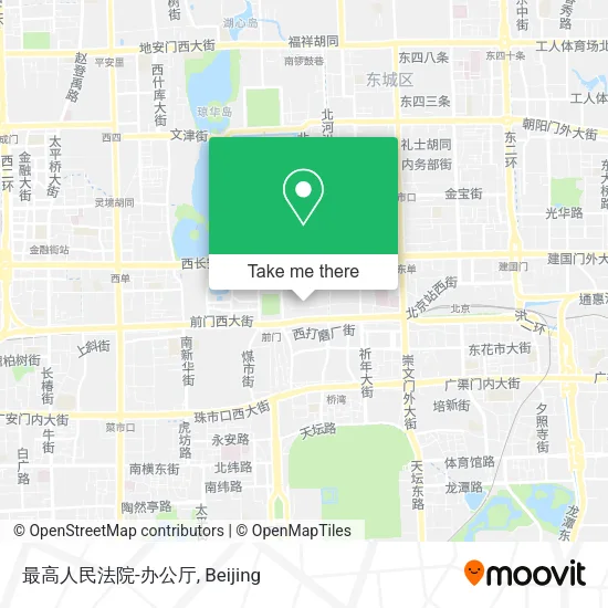 最高人民法院-办公厅 map