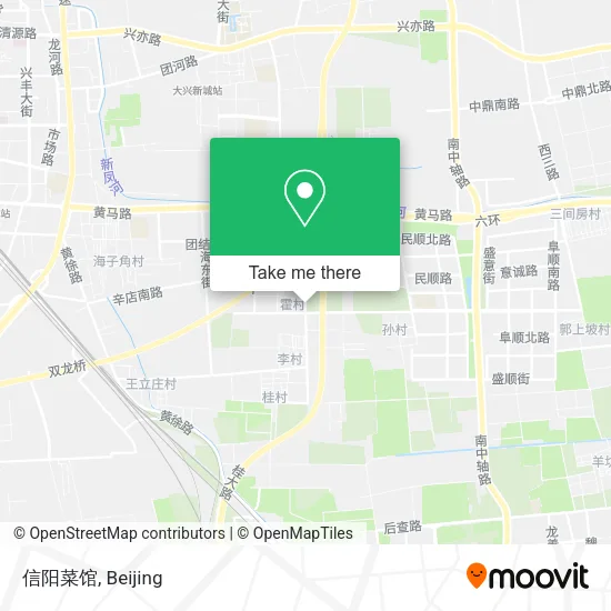 信阳菜馆 map