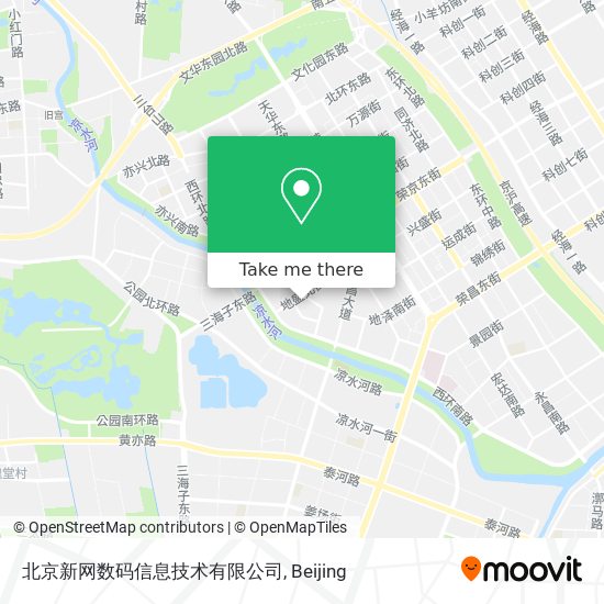 北京新网数码信息技术有限公司 map