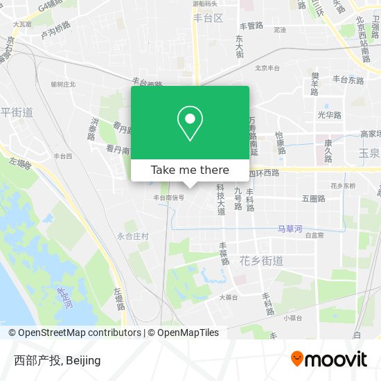 西部产投 map