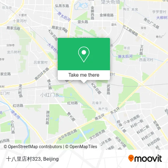 十八里店村323 map