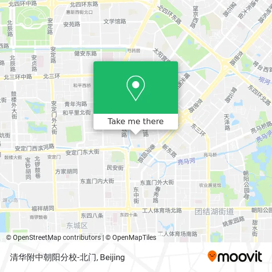 清华附中朝阳分校-北门 map
