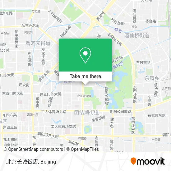 北京长城饭店 map