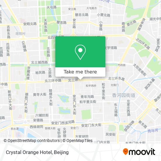 Crystal Orange Hotel map