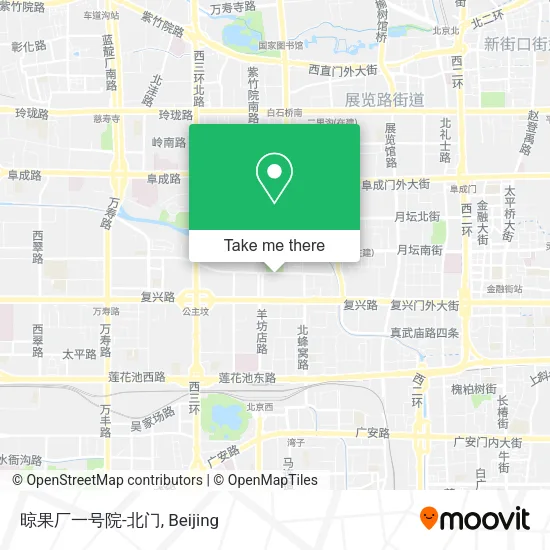 晾果厂一号院-北门 map
