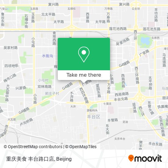 重庆美食 丰台路口店 map