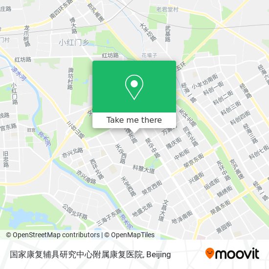 国家康复辅具研究中心附属康复医院 map