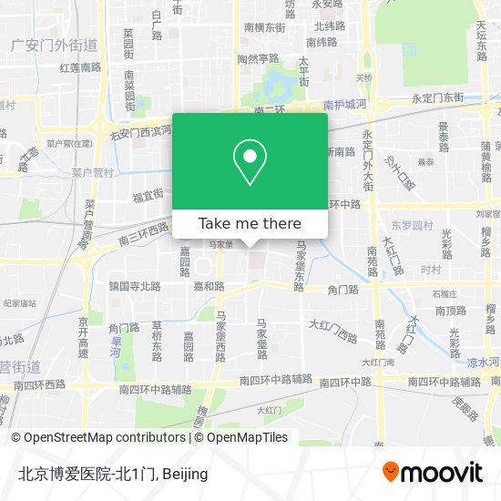 北京博爱医院-北1门 map