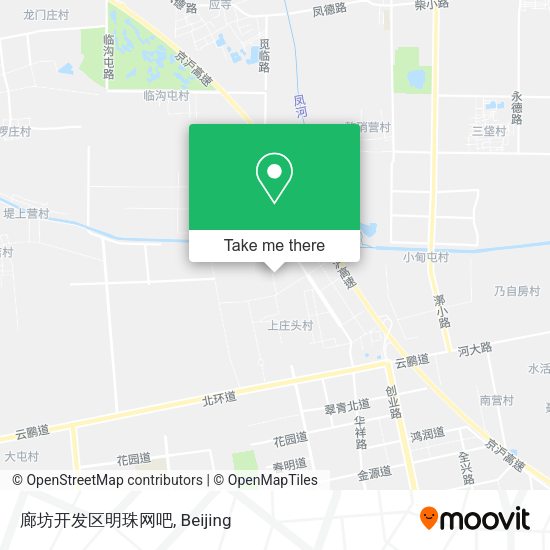 廊坊开发区明珠网吧 map