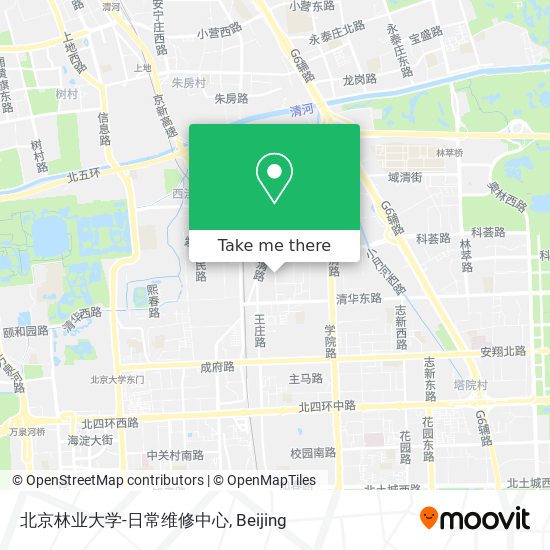 北京林业大学-日常维修中心 map