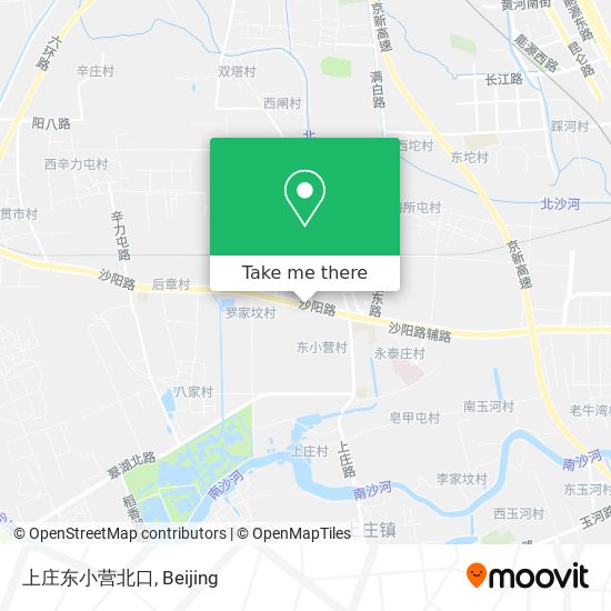 上庄东小营北口 map
