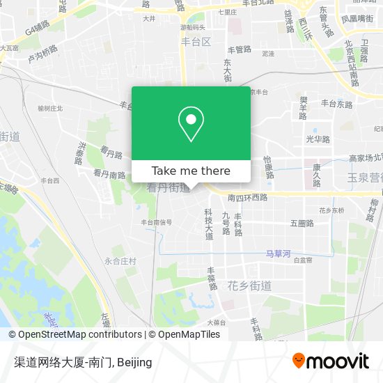 渠道网络大厦-南门 map