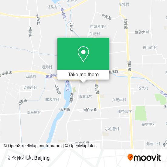 良仓便利店 map