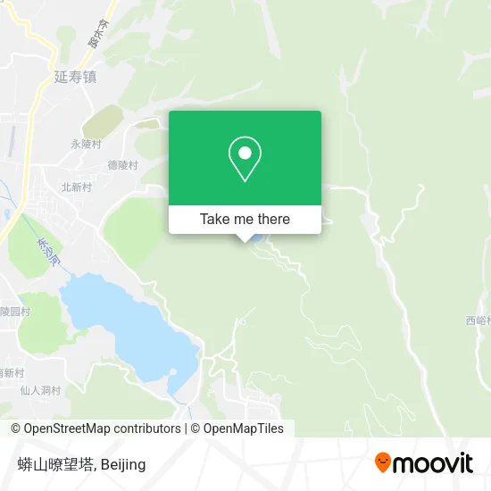 蟒山暸望塔 map