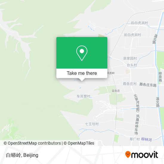 白蟒岭 map