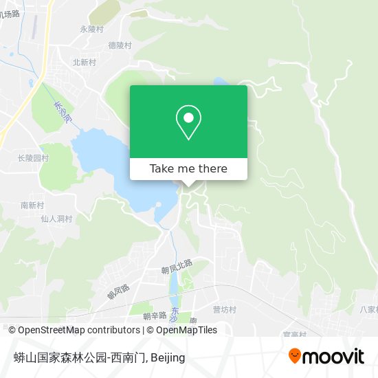 蟒山国家森林公园-西南门 map