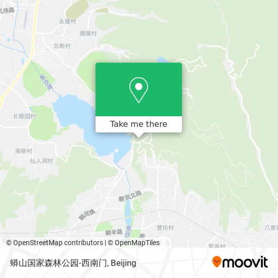 蟒山国家森林公园-西南门 map