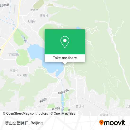 蟒山公园路口 map