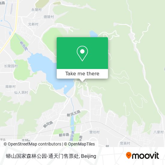 蟒山国家森林公园-通天门售票处 map