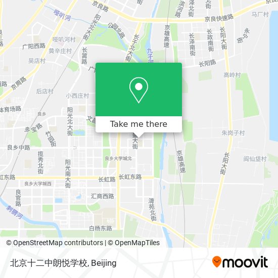 北京十二中朗悦学校 map