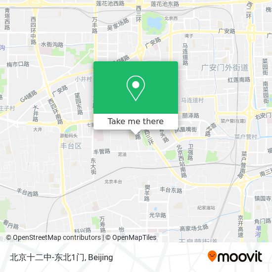 北京十二中-东北1门 map