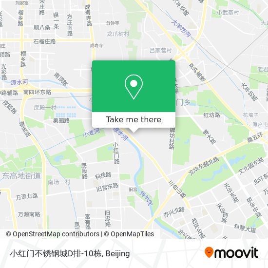 小红门不锈钢城D排-10栋 map
