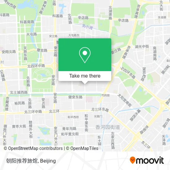 朝阳推荐旅馆 map