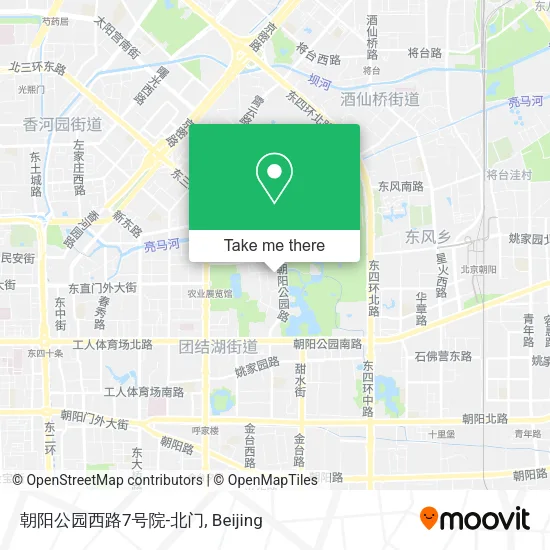 朝阳公园西路7号院-北门 map