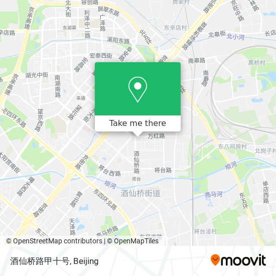 酒仙桥路甲十号 map
