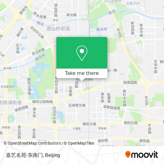 嘉艺名苑-东南门 map
