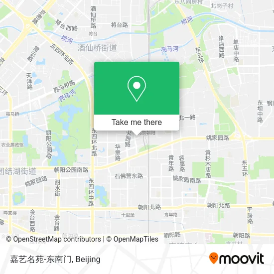 嘉艺名苑-东南门 map