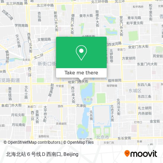 北海北站６号线Ｄ西南口 map