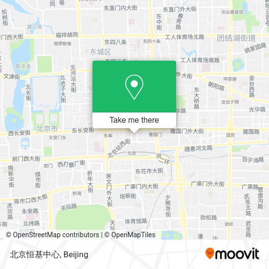 北京恒基中心 map