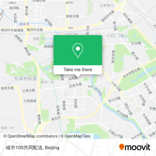 城市100共同配送 map