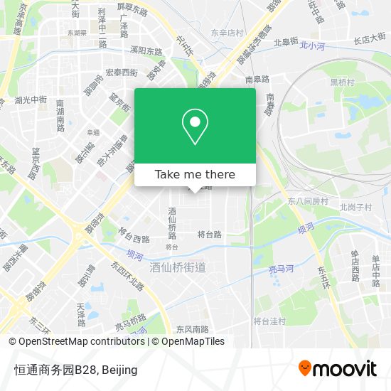 恒通商务园B28 map