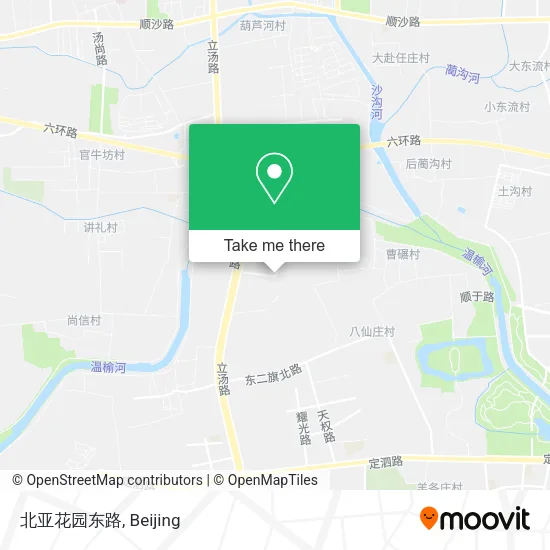 北亚花园东路 map