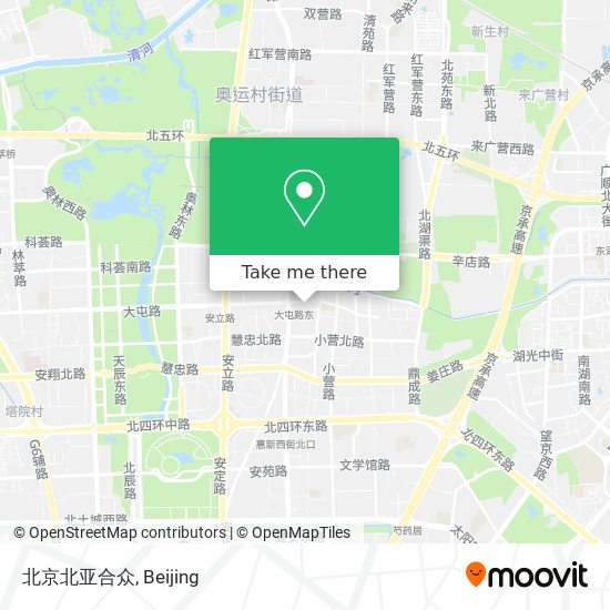 北京北亚合众 map