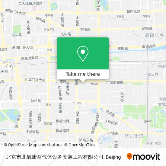 北京市北氧康益气体设备安装工程有限公司 map
